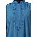 Designer Irani Kaftan with chikan embroidery work- French Blue Designer Irani Kaftan with chikan embroidery work- French Blue